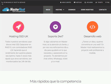 Tablet Screenshot of masterhost.es